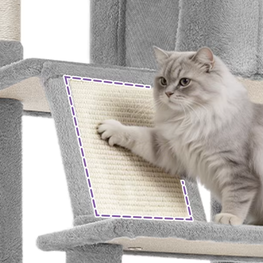 Cat Tree Tower 213cm Large Multi-Level for up to 7 Cats