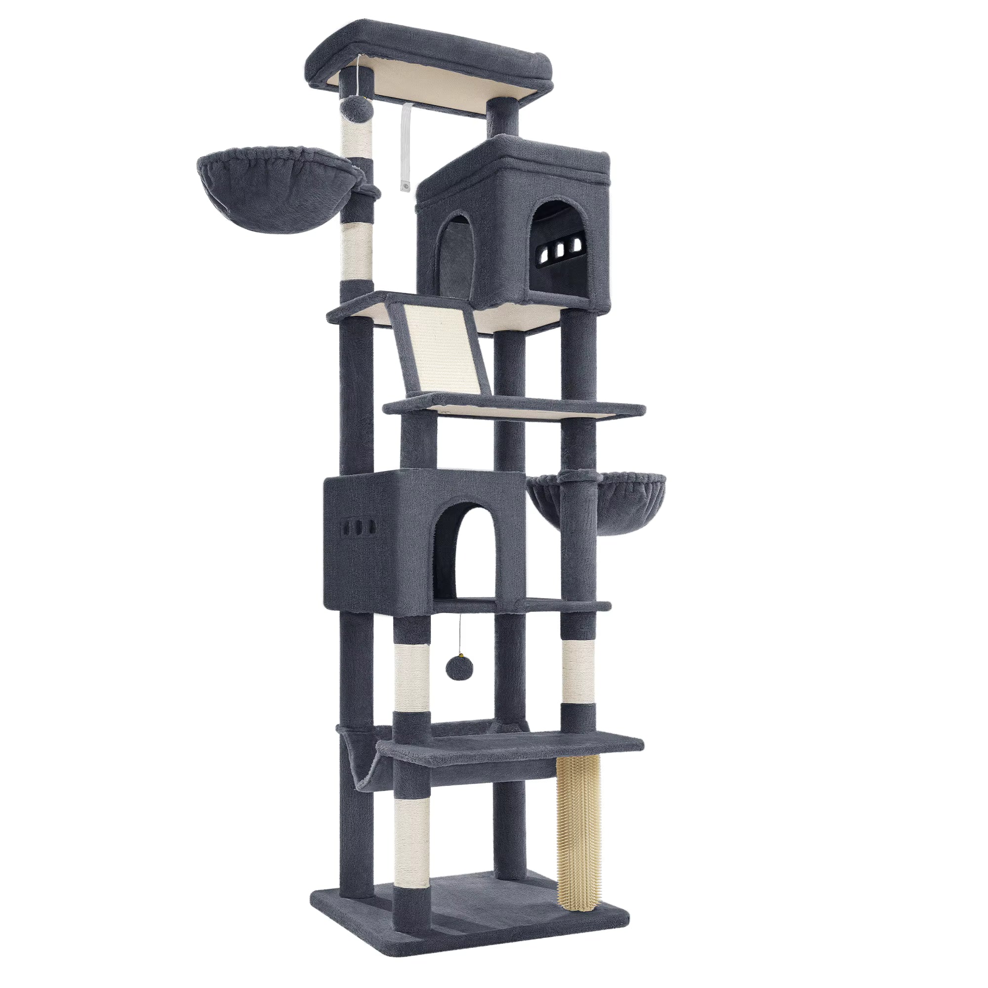 Cat Tree Tower 213cm Large Multi-Level for up to 7 Cats